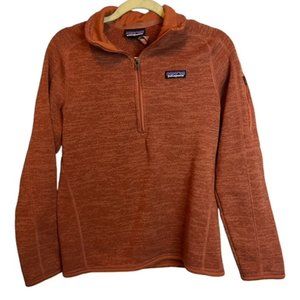 Patagonia Sweatshirt Women's Medium Better Sweater Orange